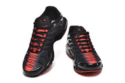 Nike Air Max Plus Sneakers in Black and Red