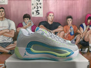 Jordan Basketball Sneakers Gray Blue Green
