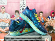 Nike Basketball Sneakers Navy Lime Red Chameleon Style