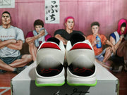 Nike Basketball Sneakers White Fluorescent Green