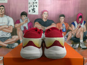Nike Basketball Sneakers White Red and Gold