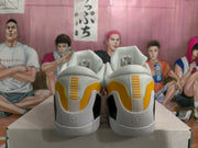 Nike Basketball Sneakers White Purple Yellow