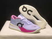 On THE ROGER Pro 3 Clay Tennis Shoes, Lilac and Pink