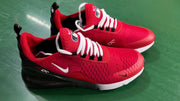 Nike Air Max 270 Red and Black Sneakers