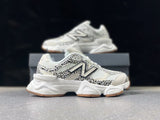 New Balance 9060 XUR White Leopard Print Sneakers
