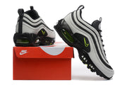 Nike Air Max 97 Sneakers in Grey, Black and Volt