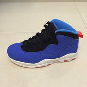 Jordan Air Jordan 10 High-Top Sneakers in Blue, Black and Red