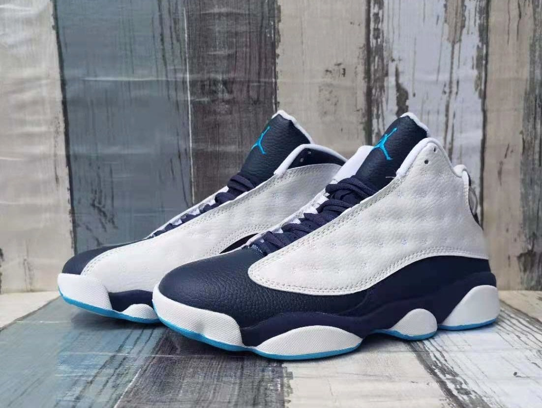 Jordan 13 Men's Sneakers in Navy, White and Blue