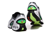 Nike Air Max Sneakers in White, Black and Volt Green