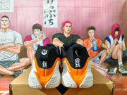 Nike Basketball Shoes Black Orange and White