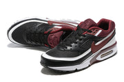 Nike Air Max 90 Black Burgundy White Sneakers
