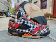 Air Jordan 5 Plaid High-Top Sneakers