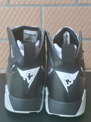 Jordan 7 Retro Sneakers in Wheat, White and Green