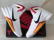Nike Kobe 4 Protro High Basketball Shoes White Red Gold