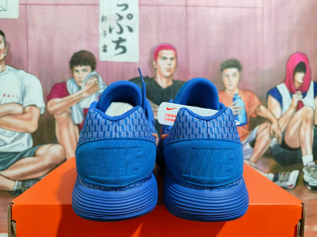 Nike Basketball Sneakers in Blue and Orange