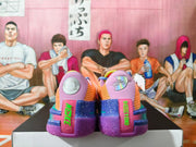 Nike Basketball Sneakers in Orange, Blue, Green and Purple