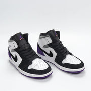 Jordan High-Top Sneakers Black White Purple 852542-105