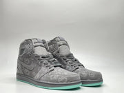 Air Jordan 1 High Cool Grey Patterned Sneakers