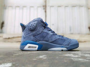 Jordan 6 Black Obsidian Blue Sneakers 384664-400