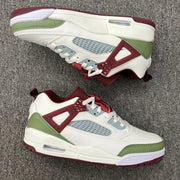 Jordan Spizike Low Year of the Dragon White Green Sneakers