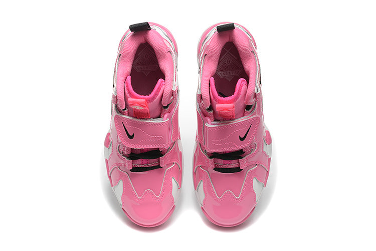Nike Pink Strap Sneakers with Hook-and-Loop Closures