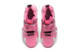 Nike Pink Strap Sneakers with Hook-and-Loop Closures