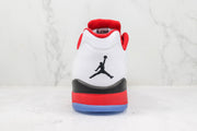 Jordan Air Jordan 5 Low White Red Black Sneakers 819171-101