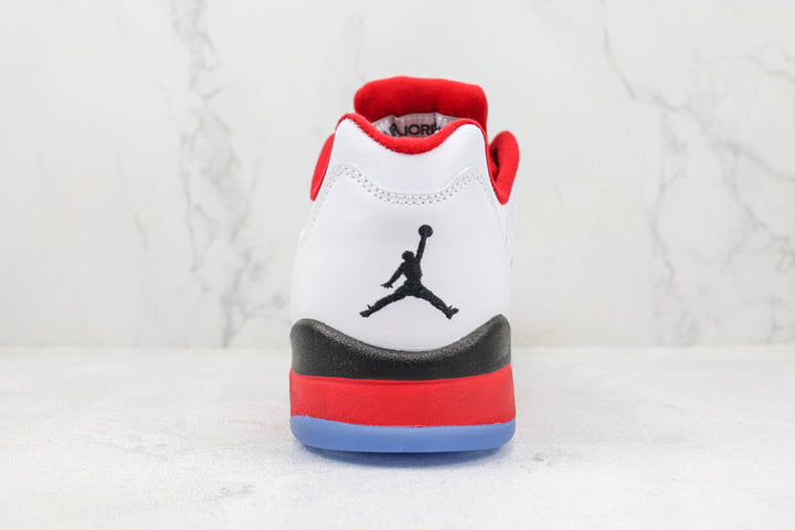 Jordan Air Jordan 5 Low White Red Black Sneakers 819171-101