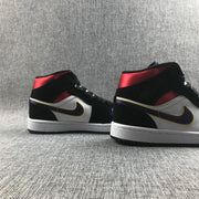 Jordan 1 Mid Satin Lakers Top 3 Sneakers 852542-005
