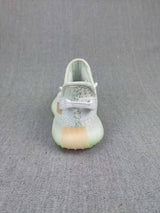 Yeezy 350 V2 Kids Sneakers Pale Gray with Tan Stripe