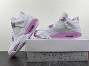 Jordan Air Jordan 4 Retro White and Pink Sneakers CT8527-116