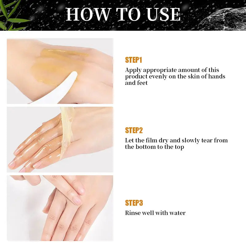 Vitamin C & Turmeric Hand and Foot Peel Mask – Moisturizing & Brightening Treatment