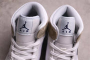 Jordan Air Jordan 1 Mid Sneakers White Blue Tan DO6726-100